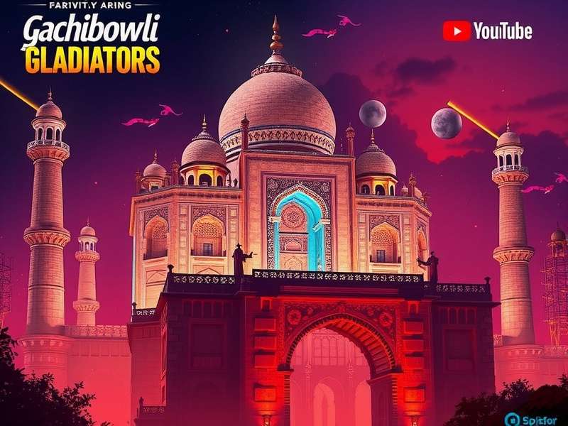 Regional download distribution in India Gachibowli Gladiators India download map